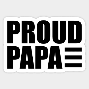 Proud Papa Sticker